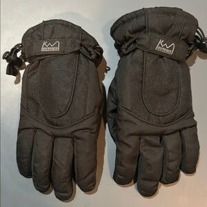 Black Winter Gloves for Kids